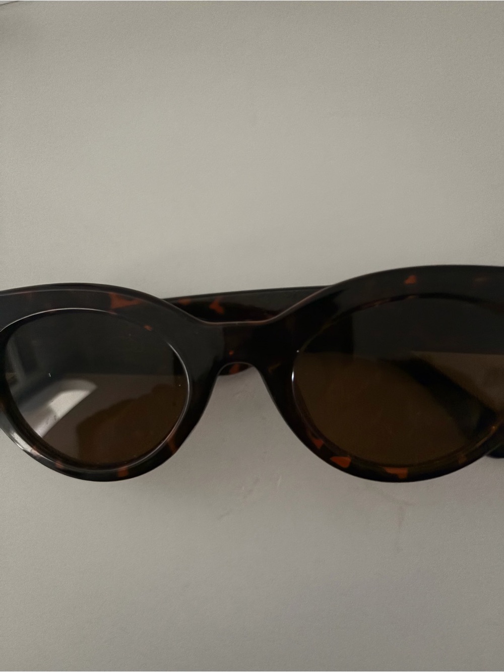 Tortoiseshell Cat-Eye Sunglasses in Brown